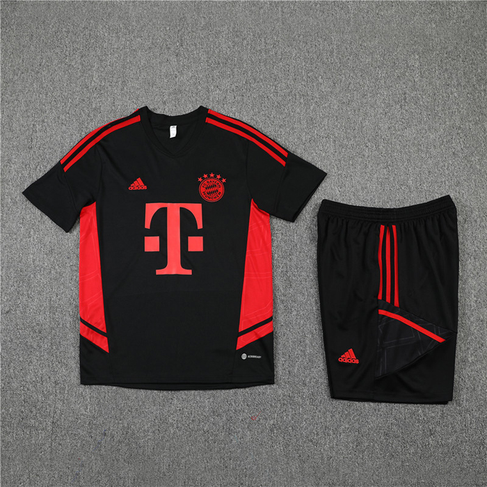 Chandal del Bayern Munich Manga Corta 2022-2023 Negro - Pantalon Corto